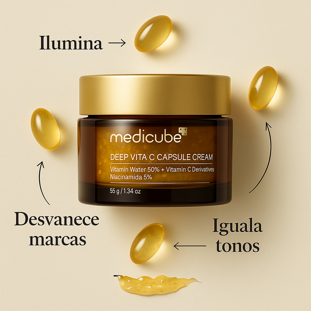 Deep Vita C Cápsulas – Crema Iluminadora