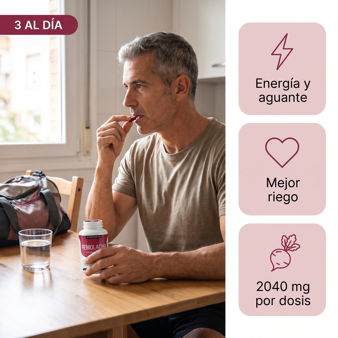 Remolacha 2040 mg con pimienta negra Sorondia 90 comprimidos