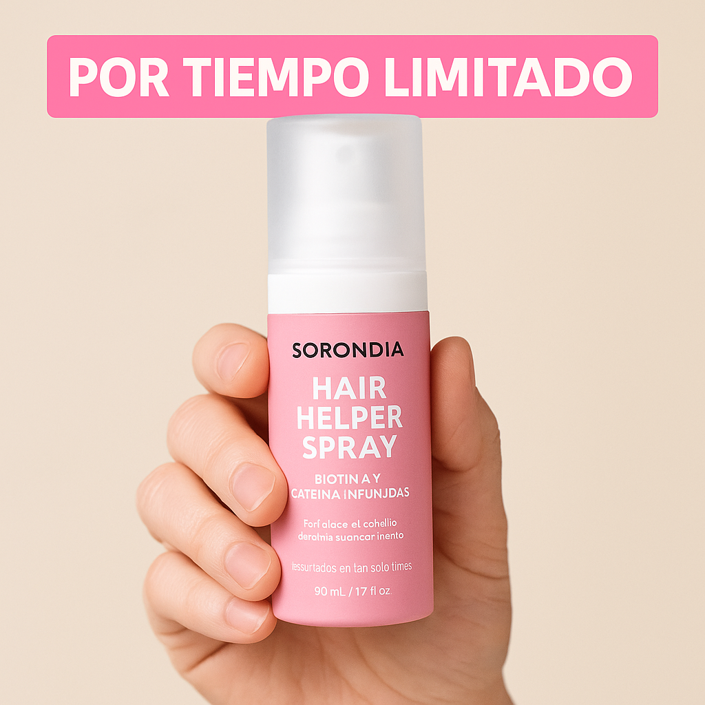 Sorondia© Hair Helper Spray - Reparador del Cabello
