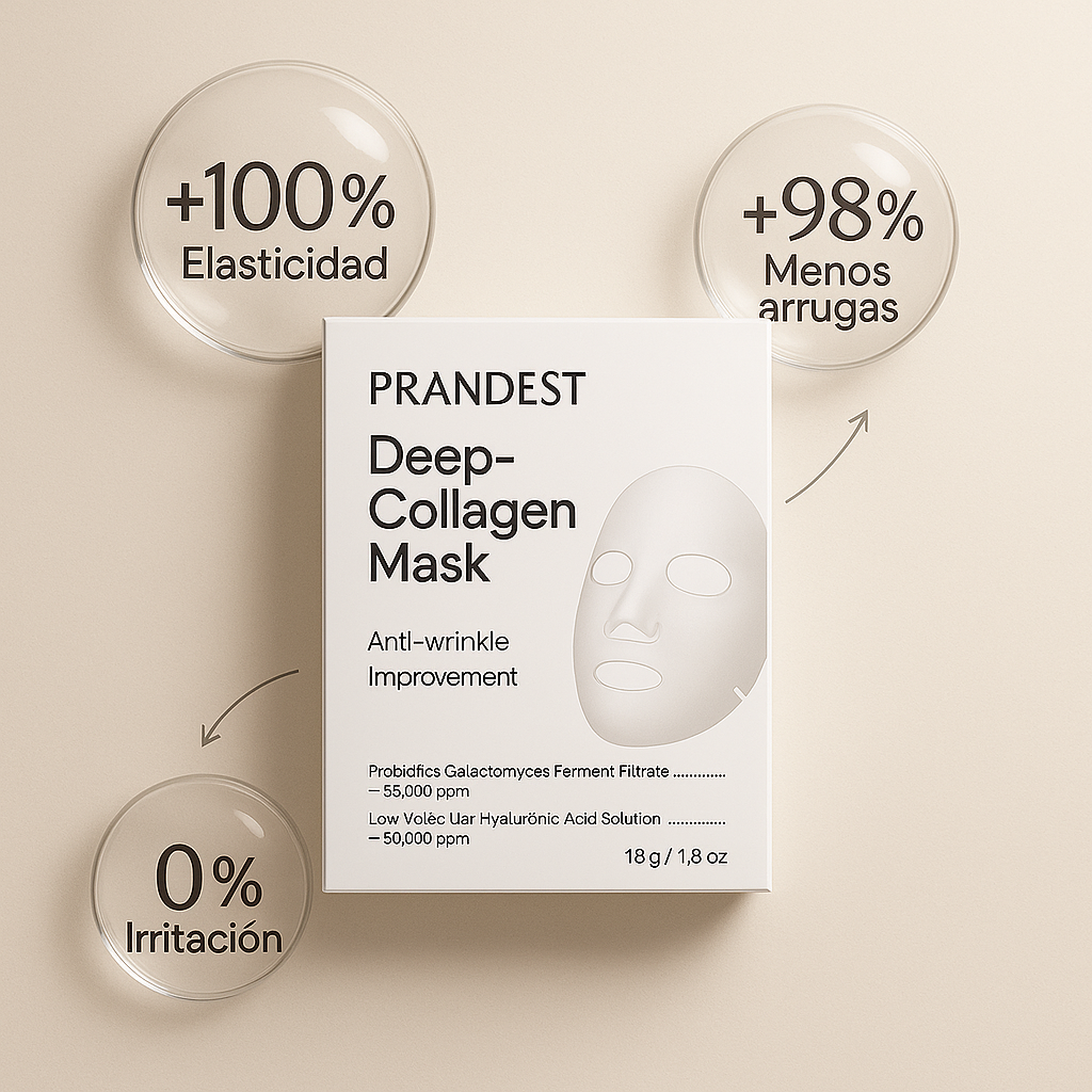 prandest© Deep Collagen Mask - Pack 5 Uds
