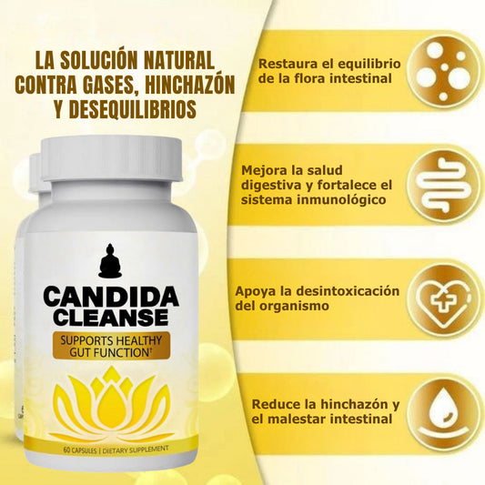Candida Cleanse Premium (Pack de 60 Cápsulas)