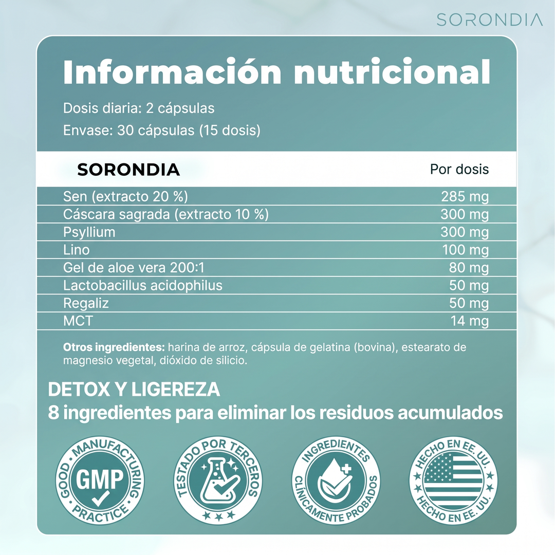 Limpieza de Colon 15 Días Sorondia