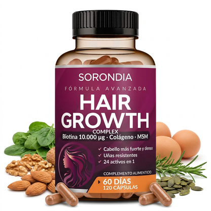 Hair Growth Complex (120 Cápsulas)