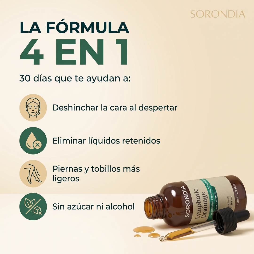Gotas de Drenaje Linfático Sorondia 59 ml · G6