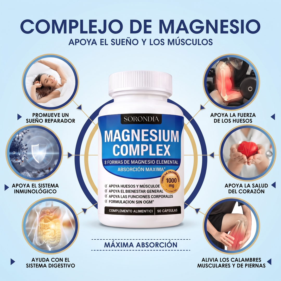 Complejo de Magnesio 8 en 1 Sorondia