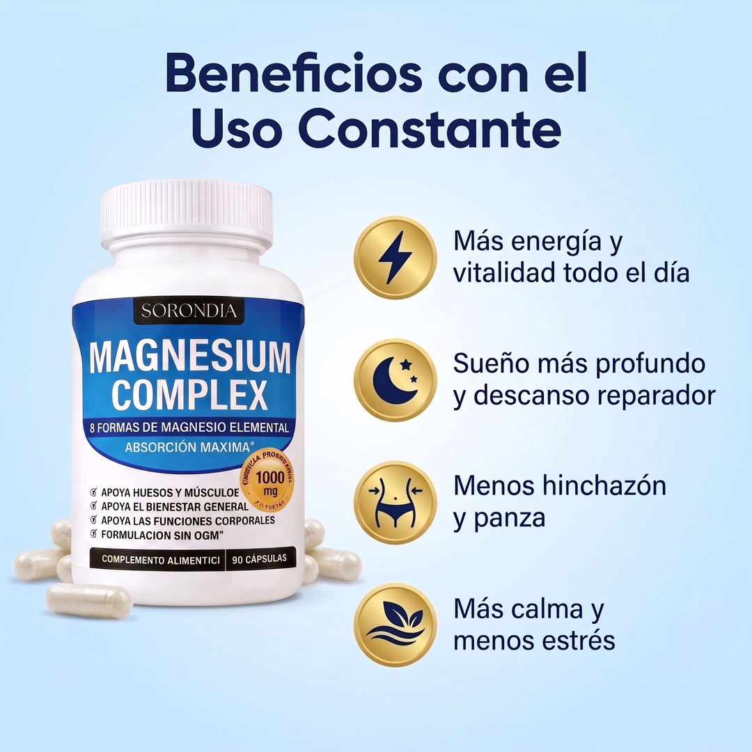 Complejo de Magnesio 8 en 1 Sorondia