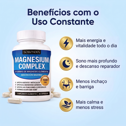 Complexo de Magnésio 8 em 1 Sorondia