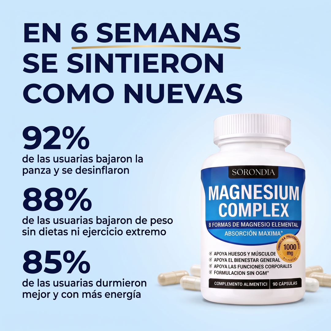 Complejo de Magnesio 8 en 1 Sorondia