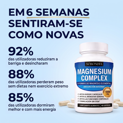 Complexo de Magnésio 8 em 1 Sorondia