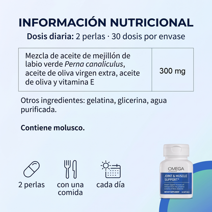 Perlas de Mejillón Verde para Articulaciones · Sorondia