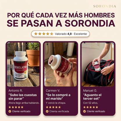 Remolacha 2040 mg con pimienta negra Sorondia 90 comprimidos