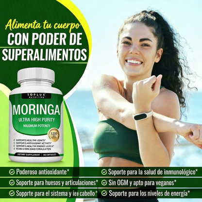 Moringa Pura 1200mg (90 Cápsulas)