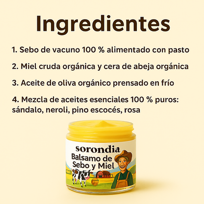 Sorondia Bálsamo de Sebo & Miel