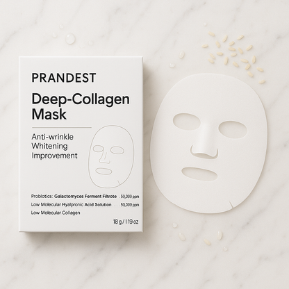 prandest© Deep Collagen Mask - Pack 5 Uds