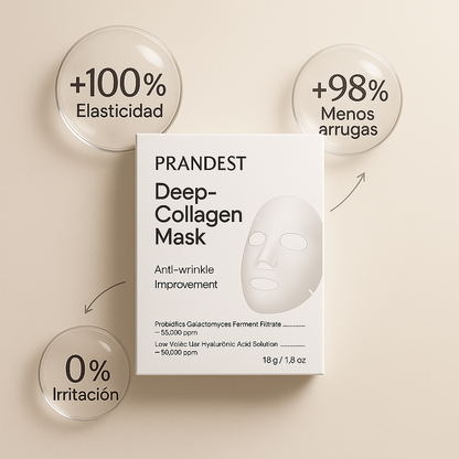 prandest© Deep Collagen Mask - Pack 5 Uds