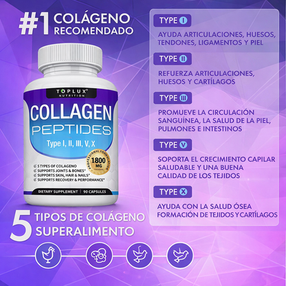 Collagen Peptides (90 Cápsulas)